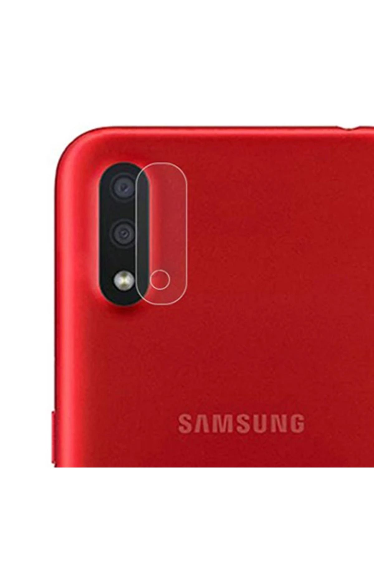 Marsilyan Ally Samsung Galaxy A01 Tempered Cam Kamera Koruyucu-(5775) - MCT1661-7218