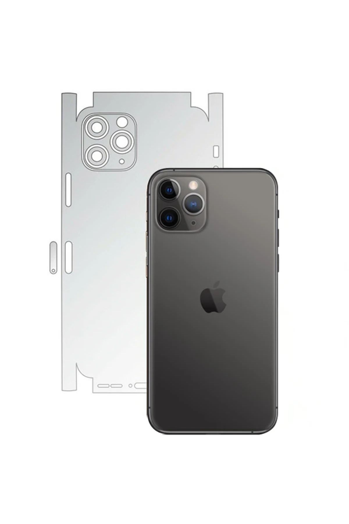 Marsilyan İPhone 11 Pro Max 6.5 Hidrojel Hayalet Arka Yan Tam Kaplama Koruyucu Film-(5775) - MCT8180-6007