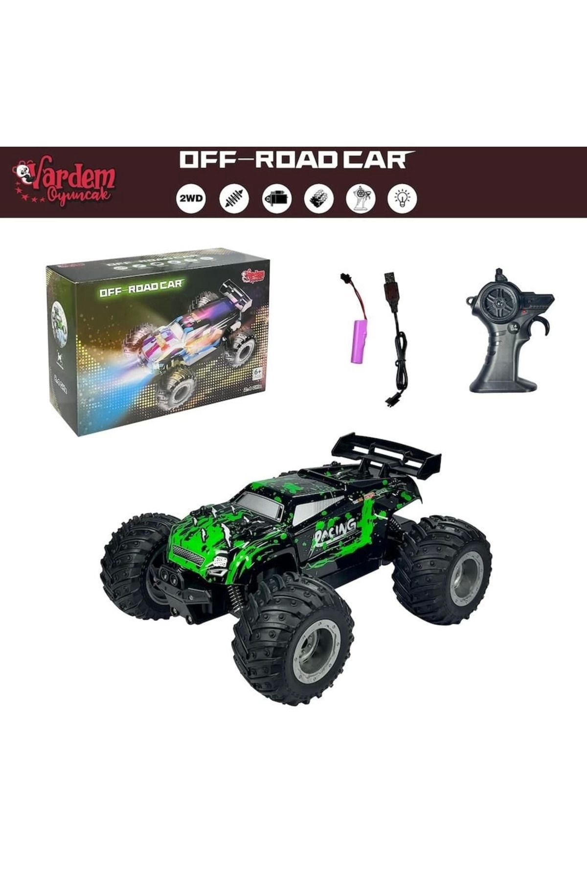 Modafiks DS-1258A U/K ŞARJLI 2.4G 1:18 HIZLI -VRD