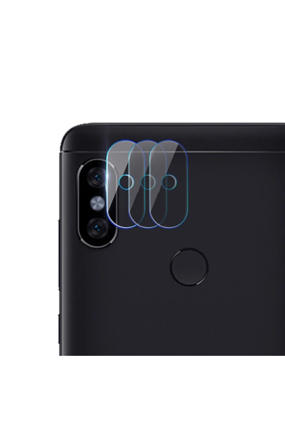 Draco Gor Xiaomi Redmi Note 5 Nano Kamera Koruyucu 3 Adet Set-(5775) - DRCO9155-5151