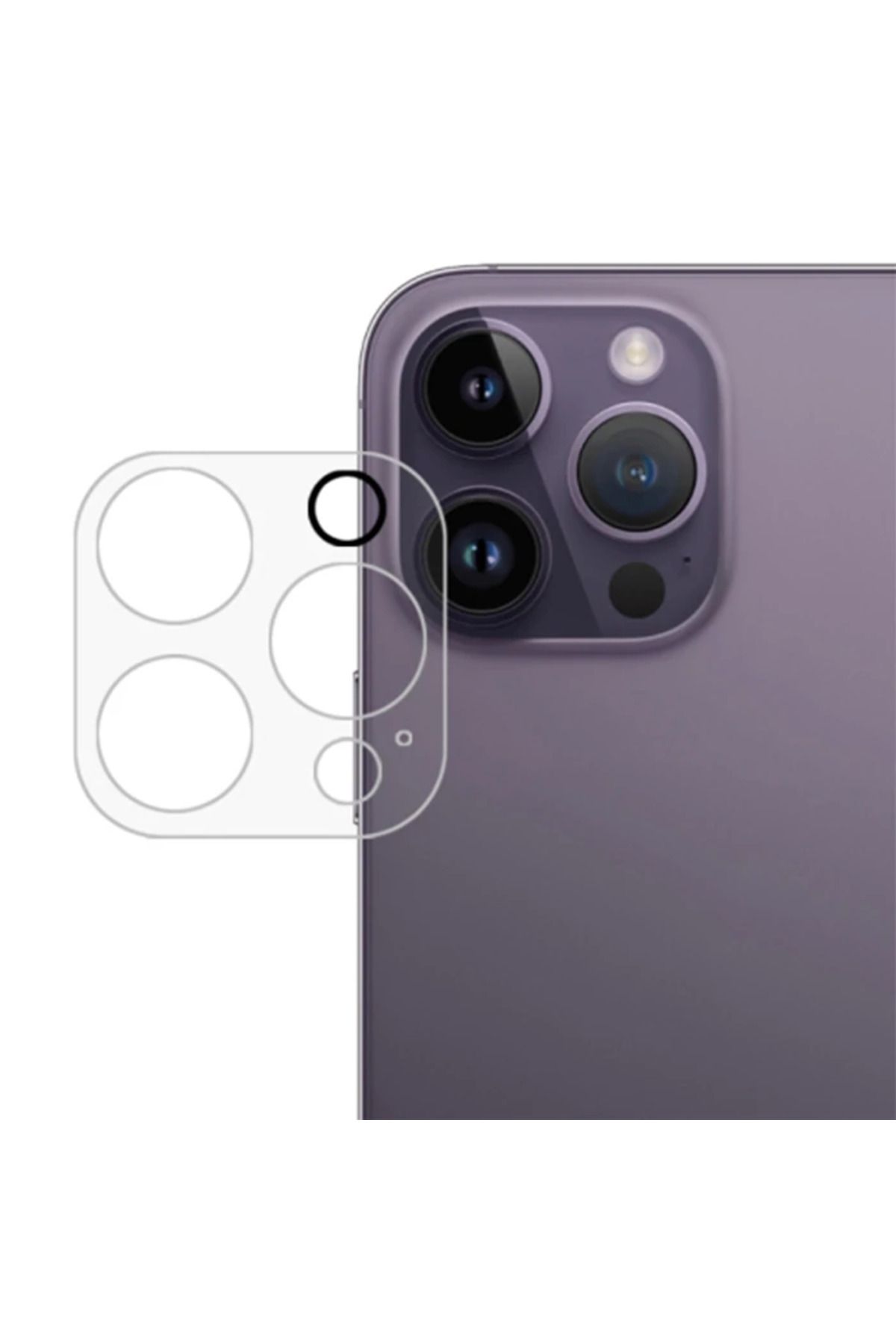mudikonsept Ally iPhone 15 Pro-15 Pro Max Premium Kamera Lens Koruma Camı-(5775) - MDE8483-3790