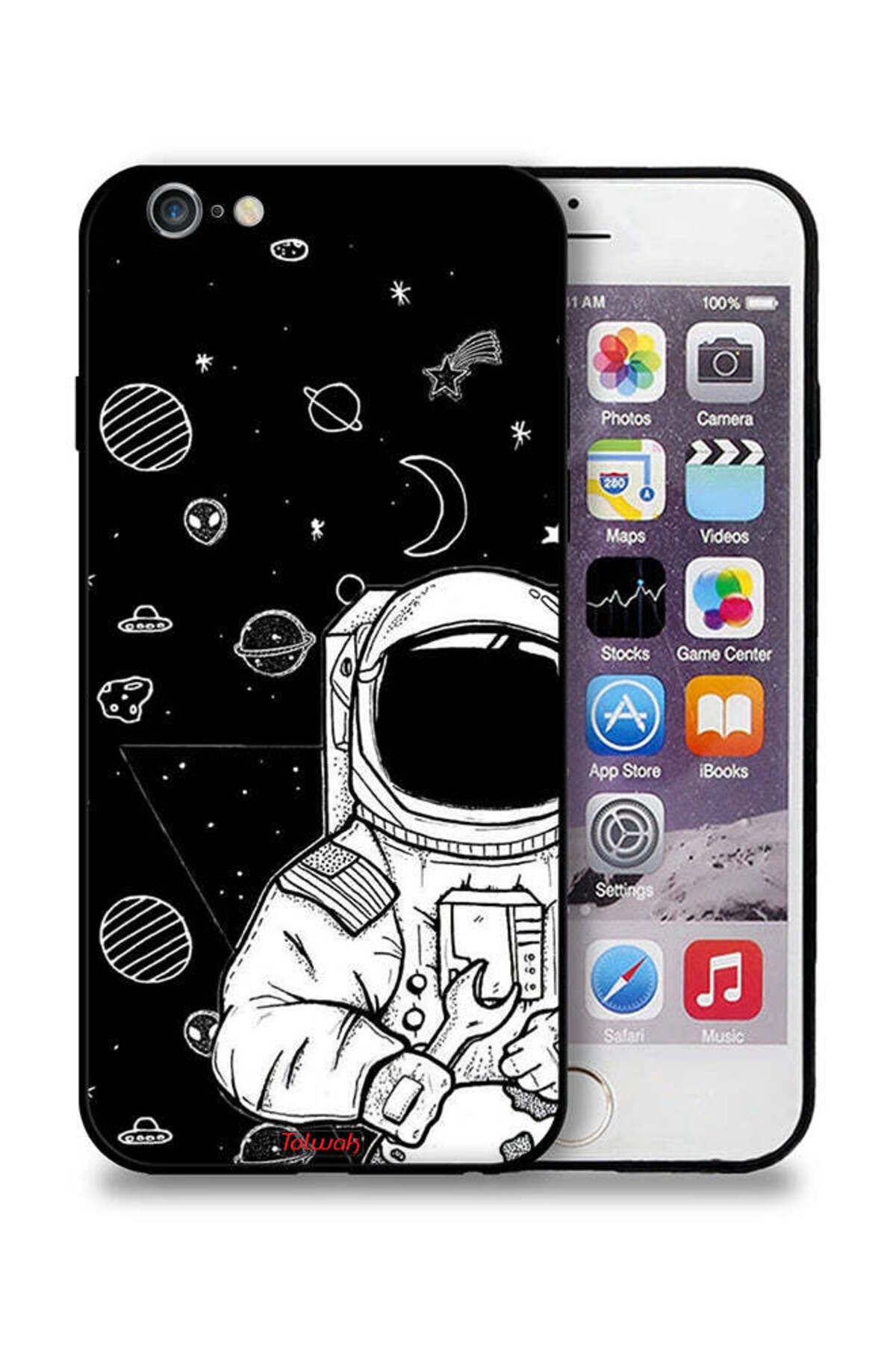Tolwak-Apple iPhone 6 Plus/6s Plus Protective Case Astronaut Art 1