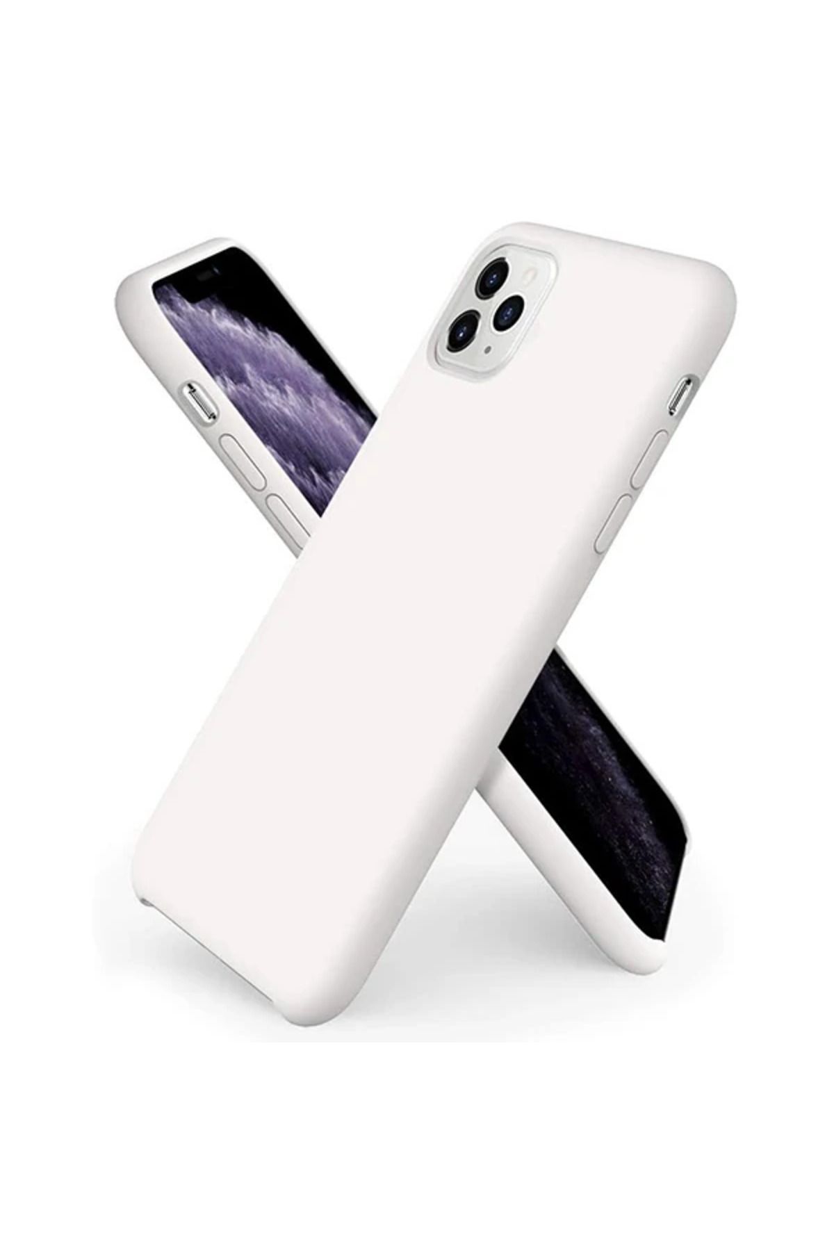 Marsilyan iPhone 11 Pro 5.8inc 2019 Lansman Kılıf İçi Kadife Soft Silikon Kılıf-(5775) - MCT7414-3058