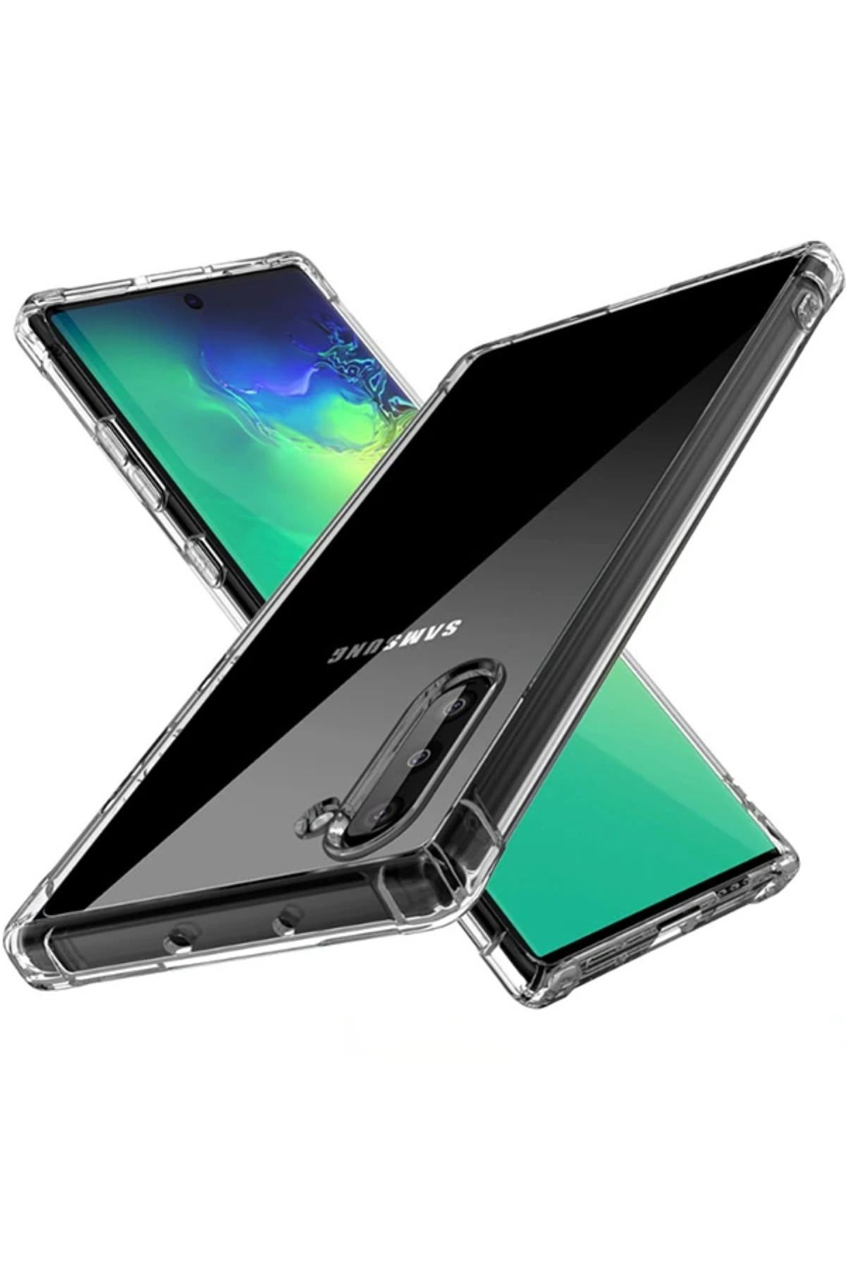 Marsilyan Sm Galaxy Note 10 Anti-Drop Darbe Emici Silikon Kılıf-(5775) - MCT6064-1978