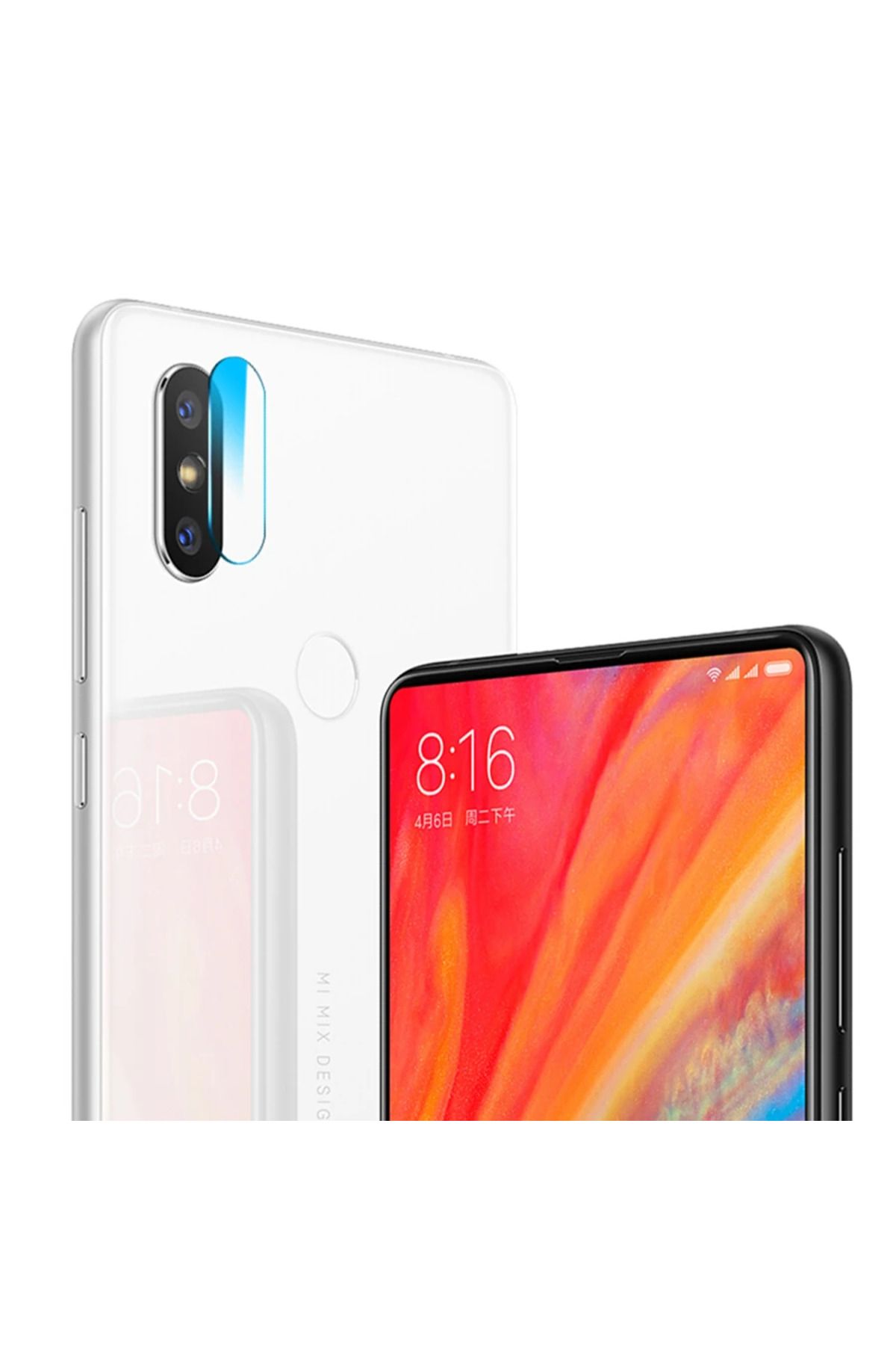 Marsilyan Xiaomi Redmi S2Y2 Yüksek Çözünürlüklü Kamera Lens Koruma Camı-(5775) - MCT1748-1149