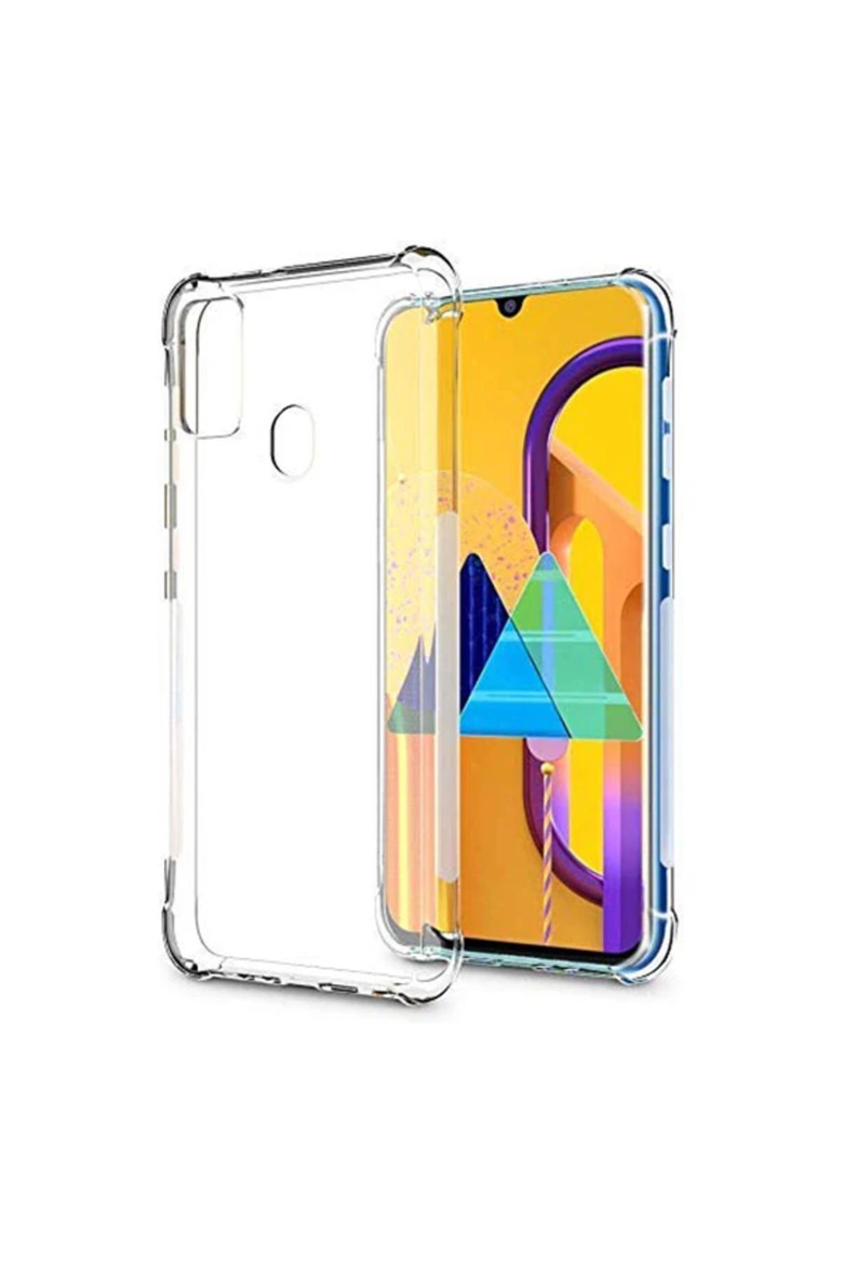 LaCend Ally Samsung Galaxy M30S Anti-Drop Darbe Emici Silikon Kılıf-(5775) - LC6375-3498