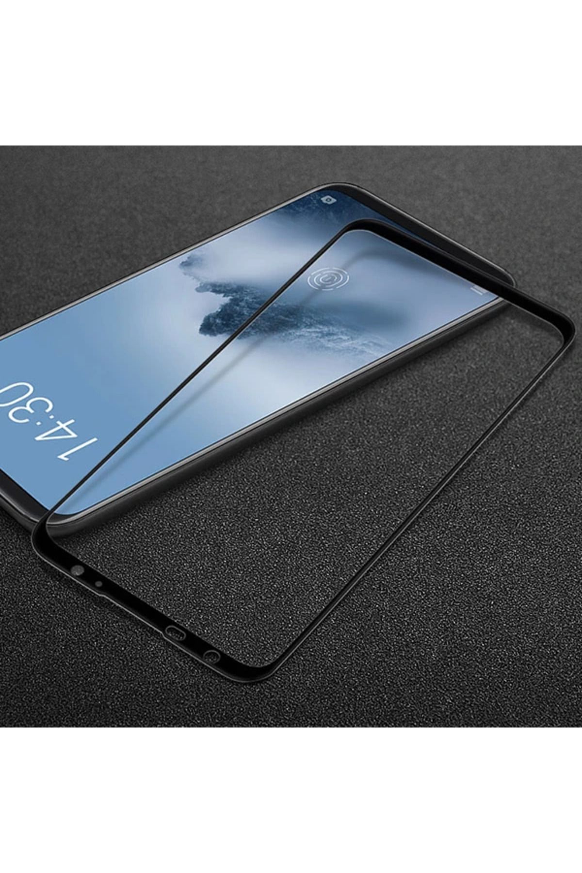 Marsilyan Meizu 16 Plus 3d Full Kaplama Kırılmaz Cam Ekran Koruyucu-(5775) - MCT5858-6327 Uyumlu
