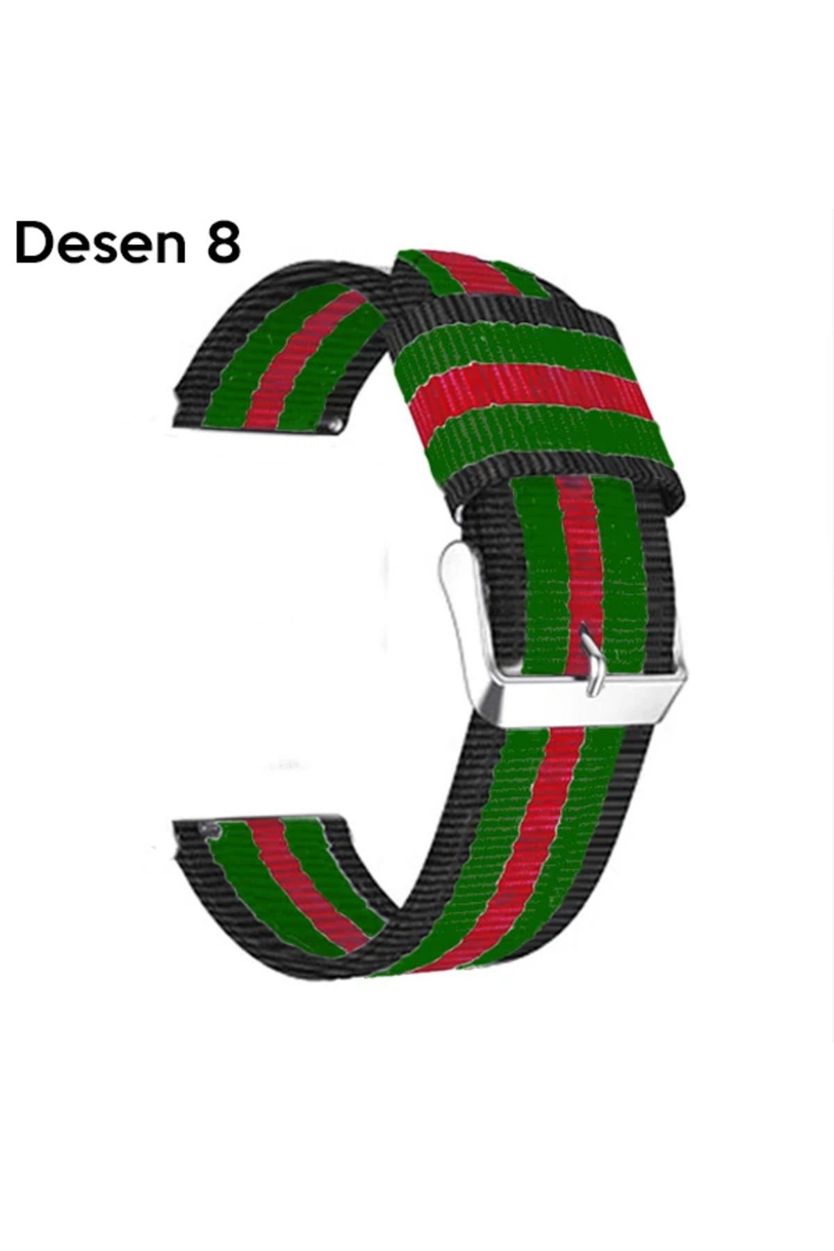 Marsilyan 22MM Gear S3 Watch 4 -GT2 GT2E 46MM Kayış Kordon Nylon Watch 3 45MM-(5775) - MCT6863-4958
