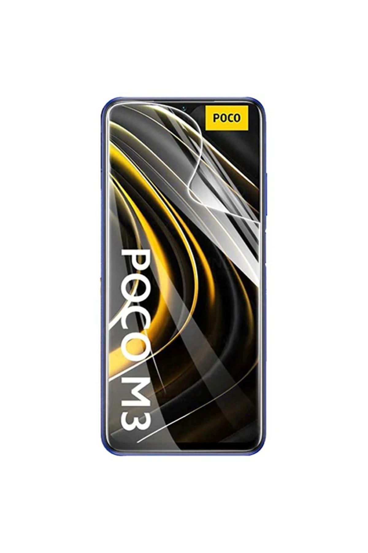 Marsilyan Xiaomi Poco M3 Full Kaplama Hidrojel Film Ekran Koruyucu-(5775) - MCT2698-2526