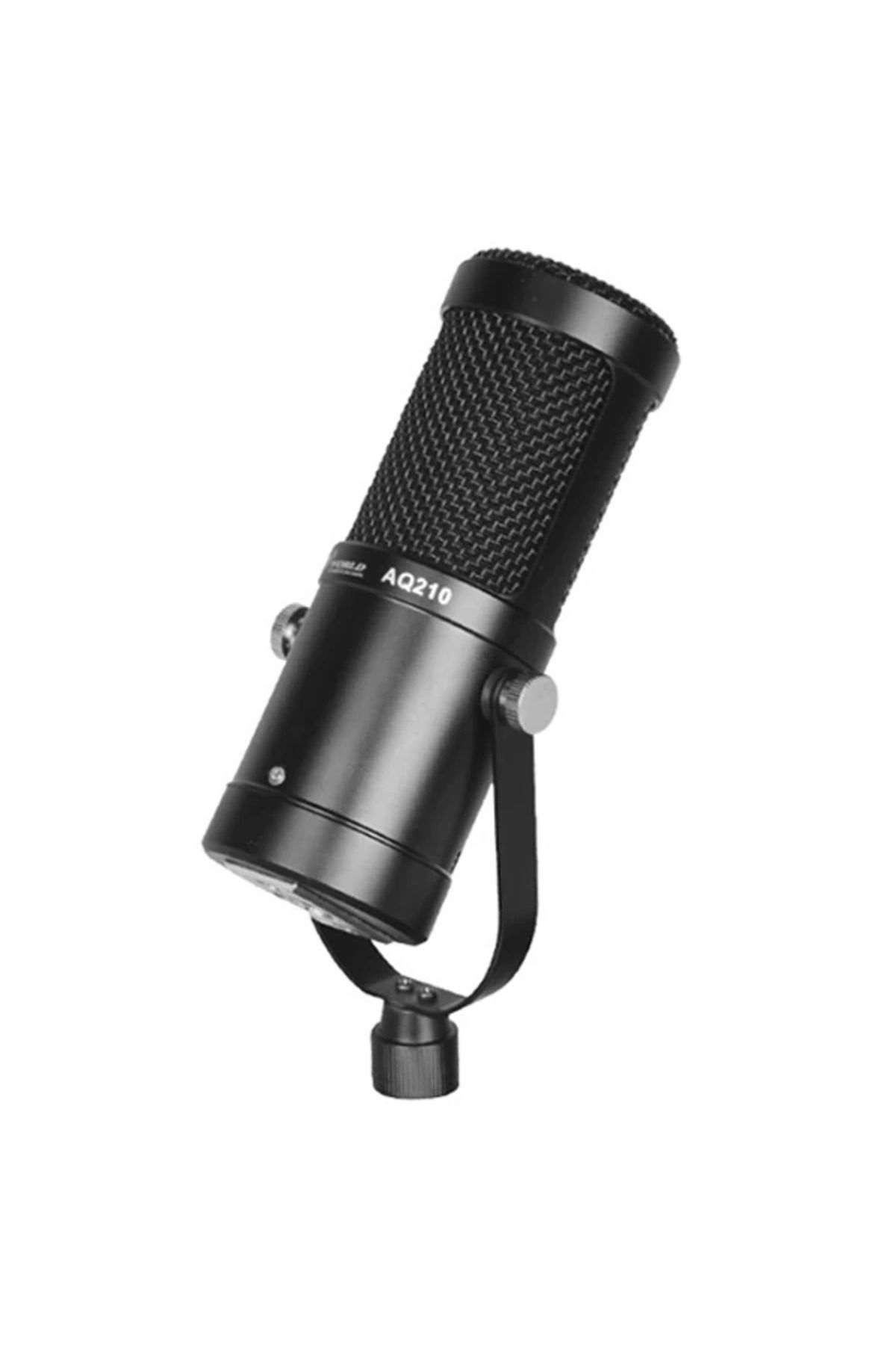 Marsilyan AQ210 Condenser Stüdyo Profesyonel Kayıt ve Yayın Mikrofonu Studio-(5775) - MCT3963-9185