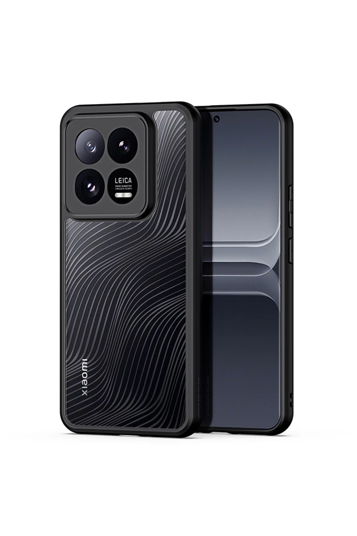 Marsilyan Dux Ducis Xiaomi 14 Pro Aimo Series Premium Buzlu Sert PC-TPU Kılıf-(5775) - MCT1026-9083
