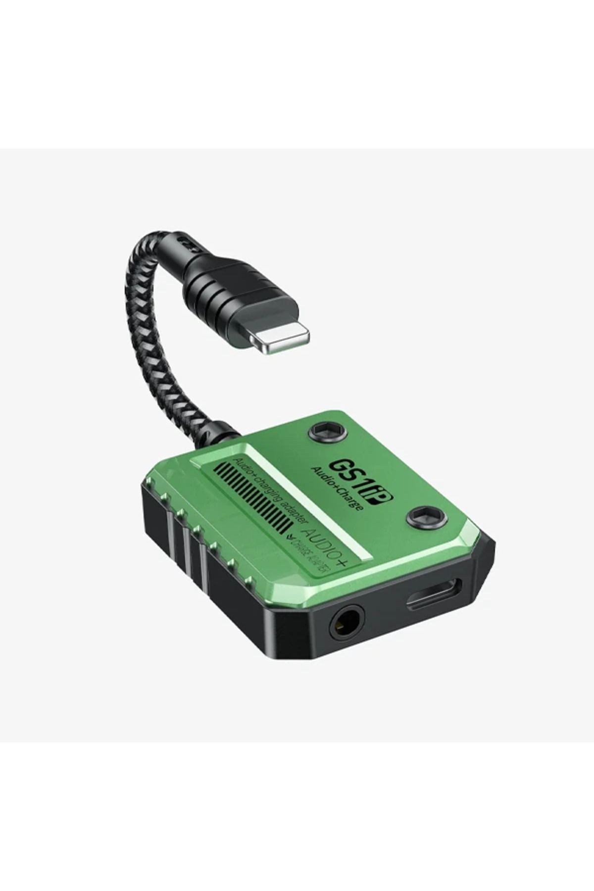Marsilyan PLEXTONE GS1 iPhone Mıknatıslı Lightning to 3.5mm Kulaklık + 30W Hızlı Şarj A - MCT5928-6056