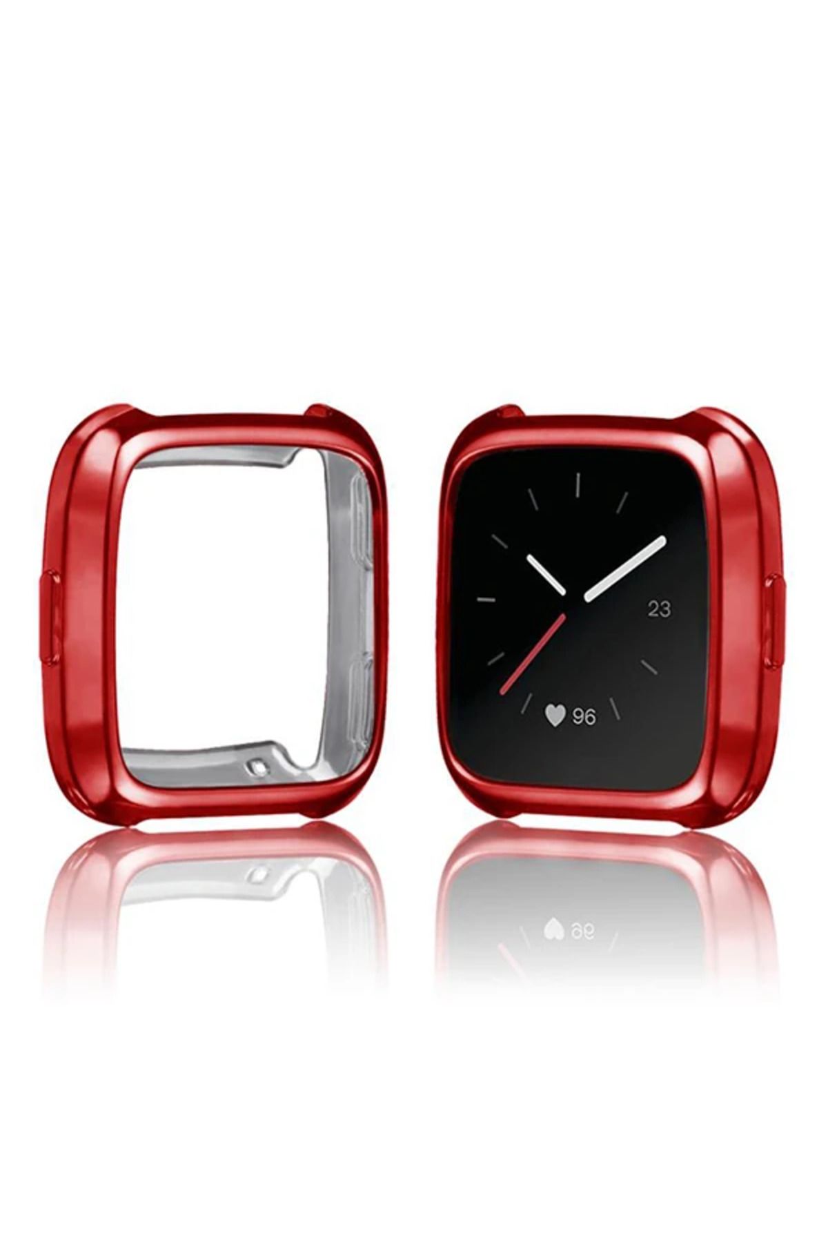 Uyguna Kapında Fitbit Versa Ultra İnce Yumuşak Tpu Silikon Kılıf-(5775) - SVU6362-9027