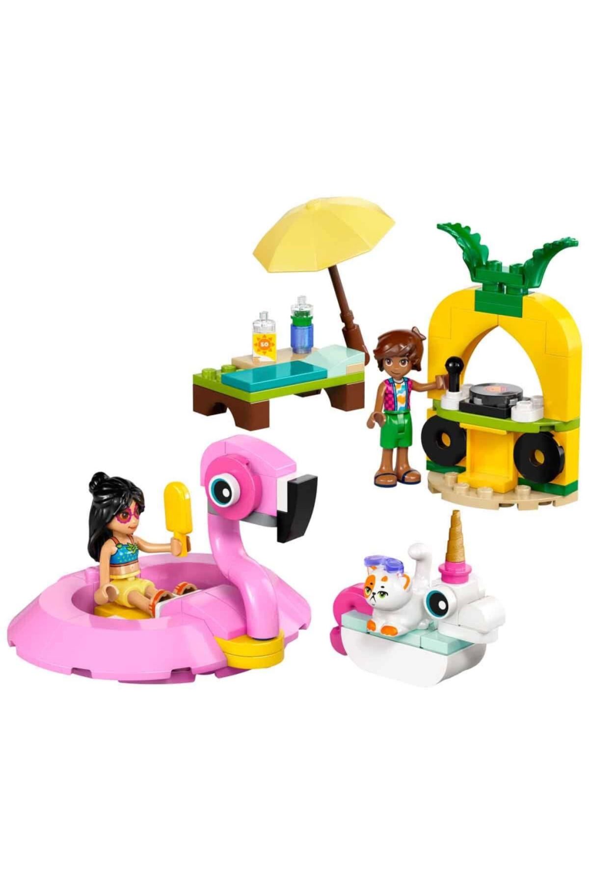 NW NessiWorld Nessiworld LEGO Friends Tek Boynuzlu At ve Flamingo Havuz Partisi 42658