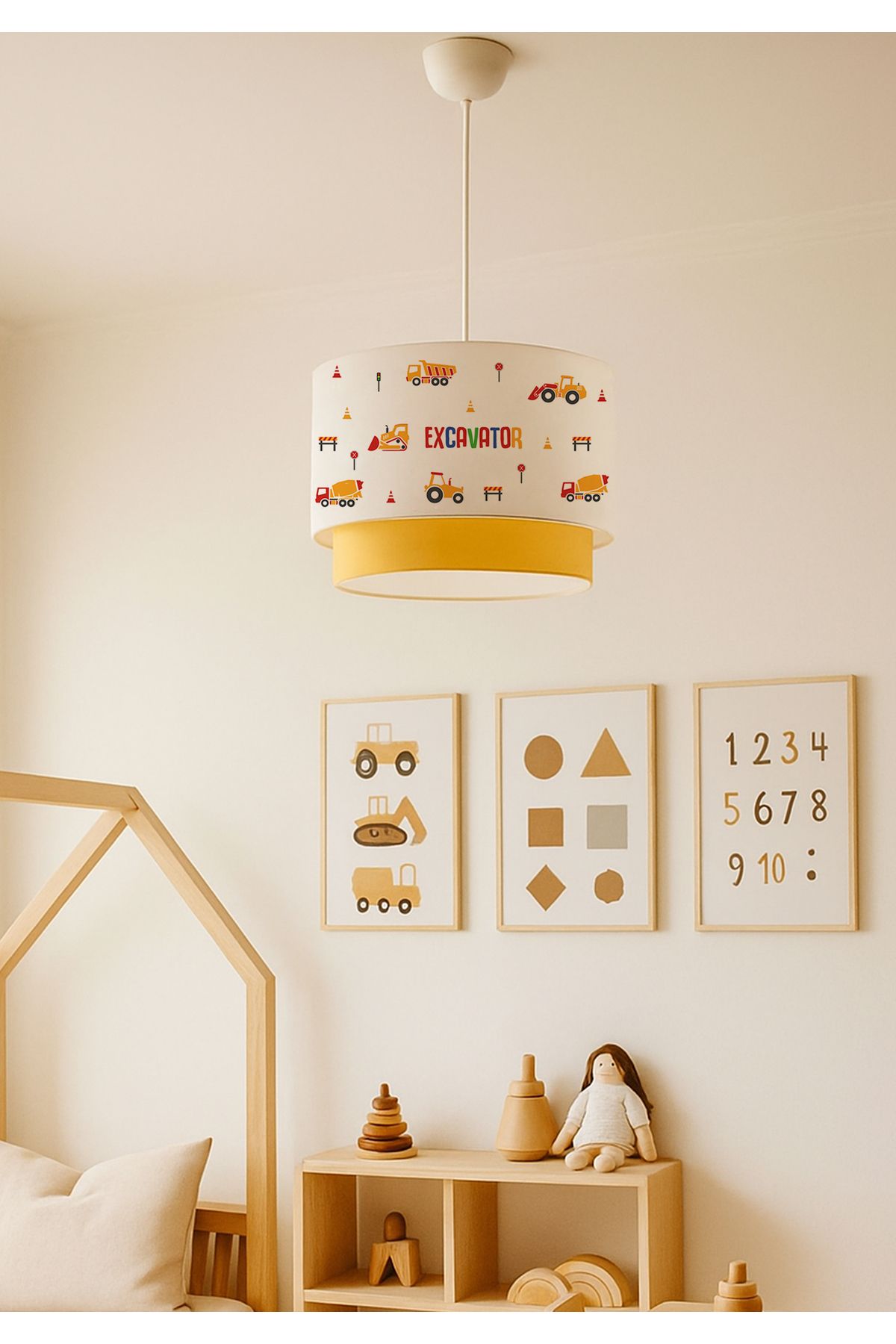 HOMİNG Homing Kids Kumaş Baskılı İş Makineleri Sarkıt Çocuk Odası
