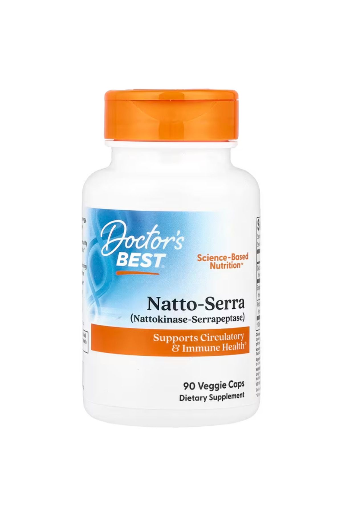 Doctor's Best , Natto-Serra, 90 Veggie Caps