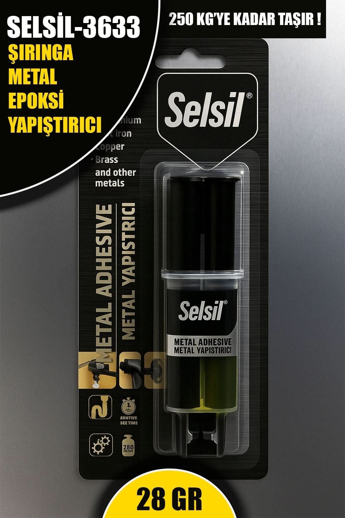 Selsil 🔩SELSİL 3633 ŞIRINGA METAL EPOKSİ YAPIŞTIRICI