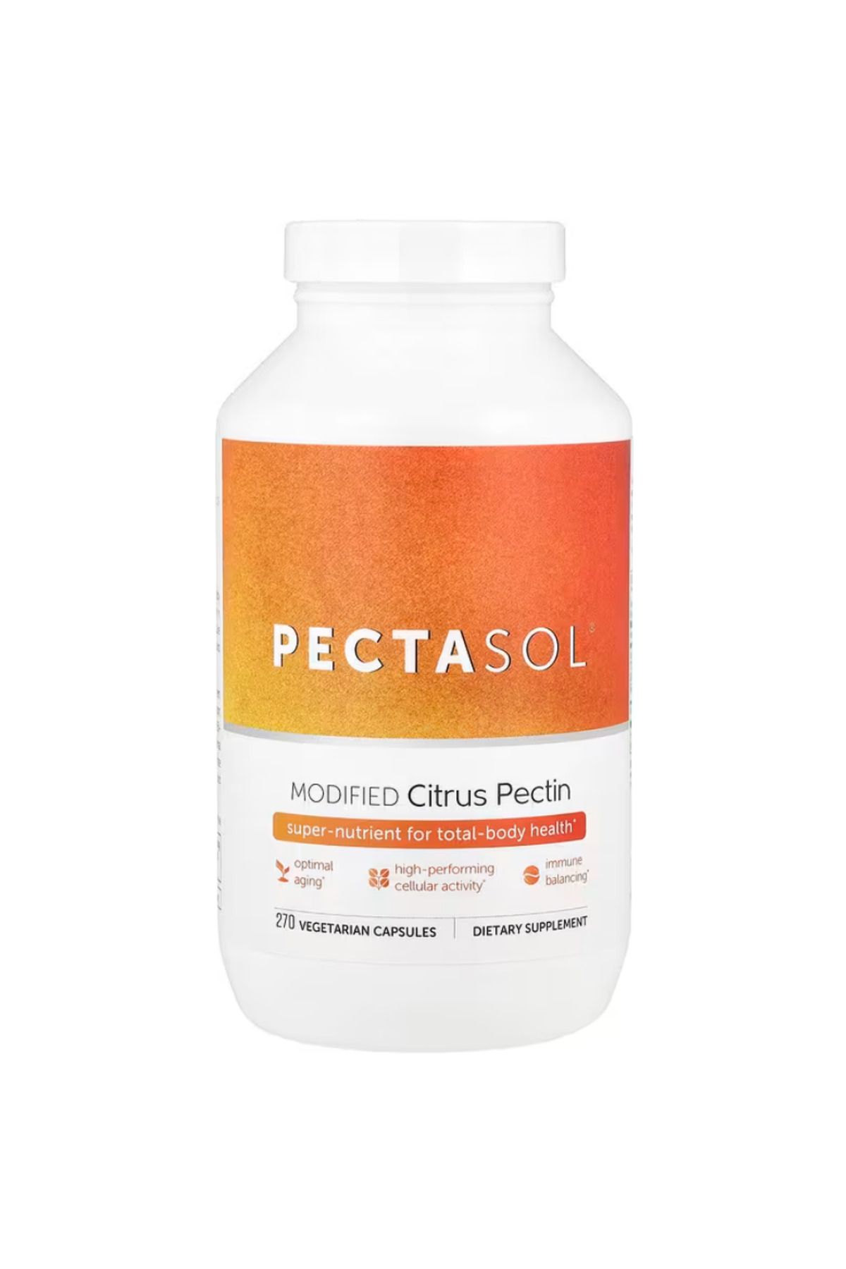 Econugenics , PectaSol, Modified Citrus Pectin, 270 Vegetarian Capsules