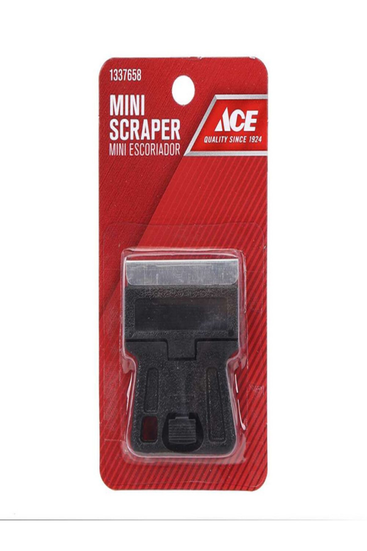 ACE-Steel and Polypropylene Single Edge Mini Glass Scraper 1