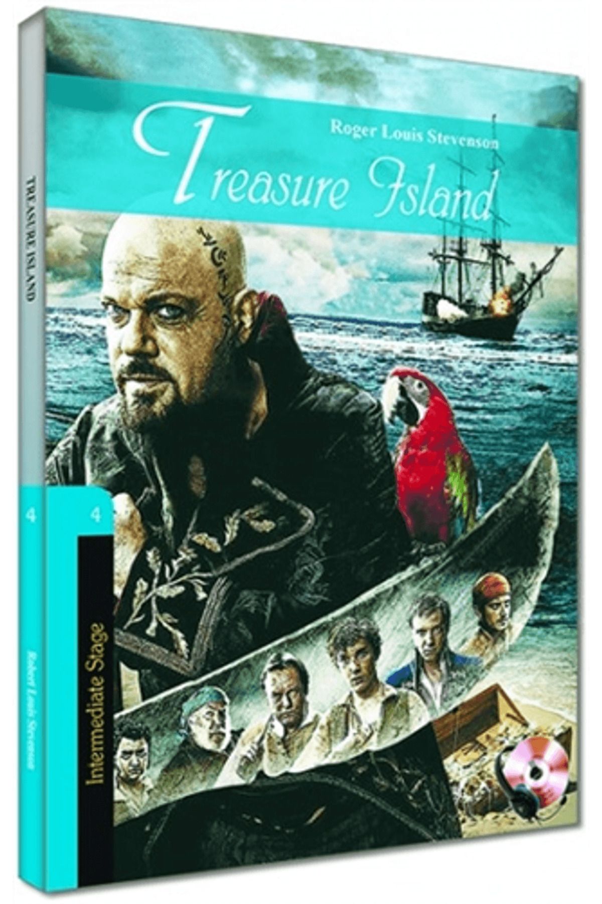 Kapadokya Yayınları İngilizce Hikaye Treasure Island - Sesli Dinlemeli