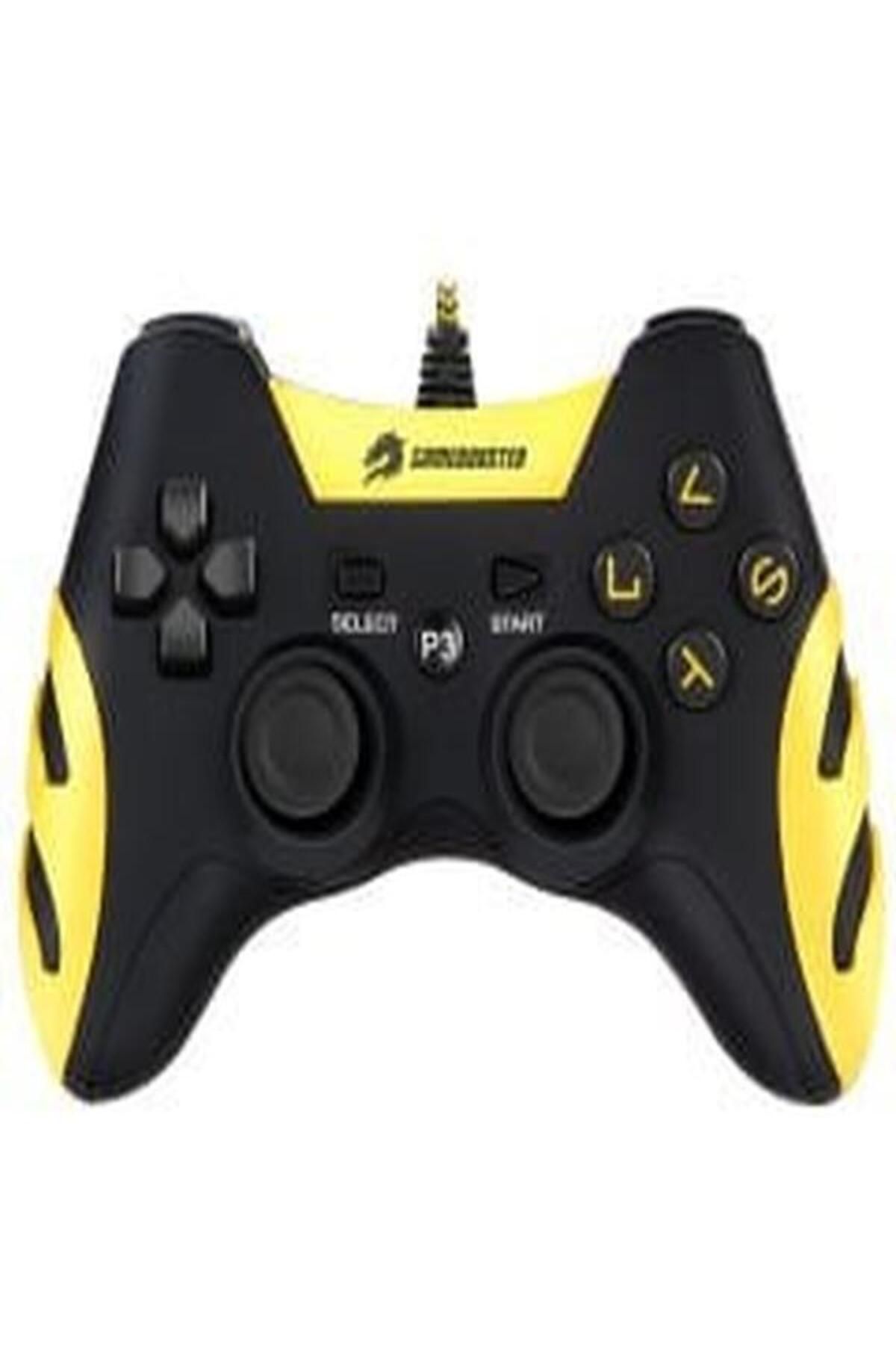 GAMEBOOSTER GB‑J54Y PS3 ve PC Uyumlu Kablolu Gamepad