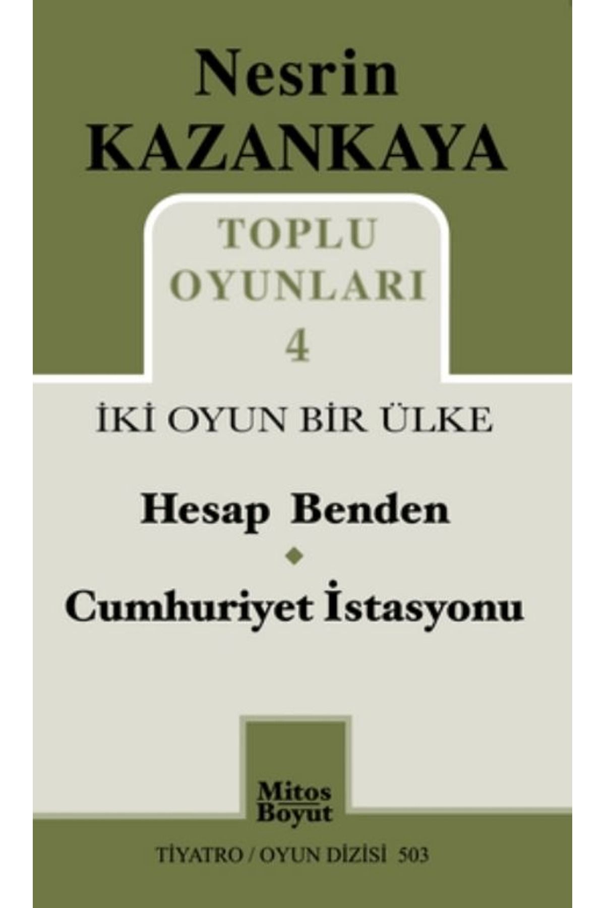 Mitos Boyut Yayınları Toplu Oyunları 4 İki Oyun Bir Ülke