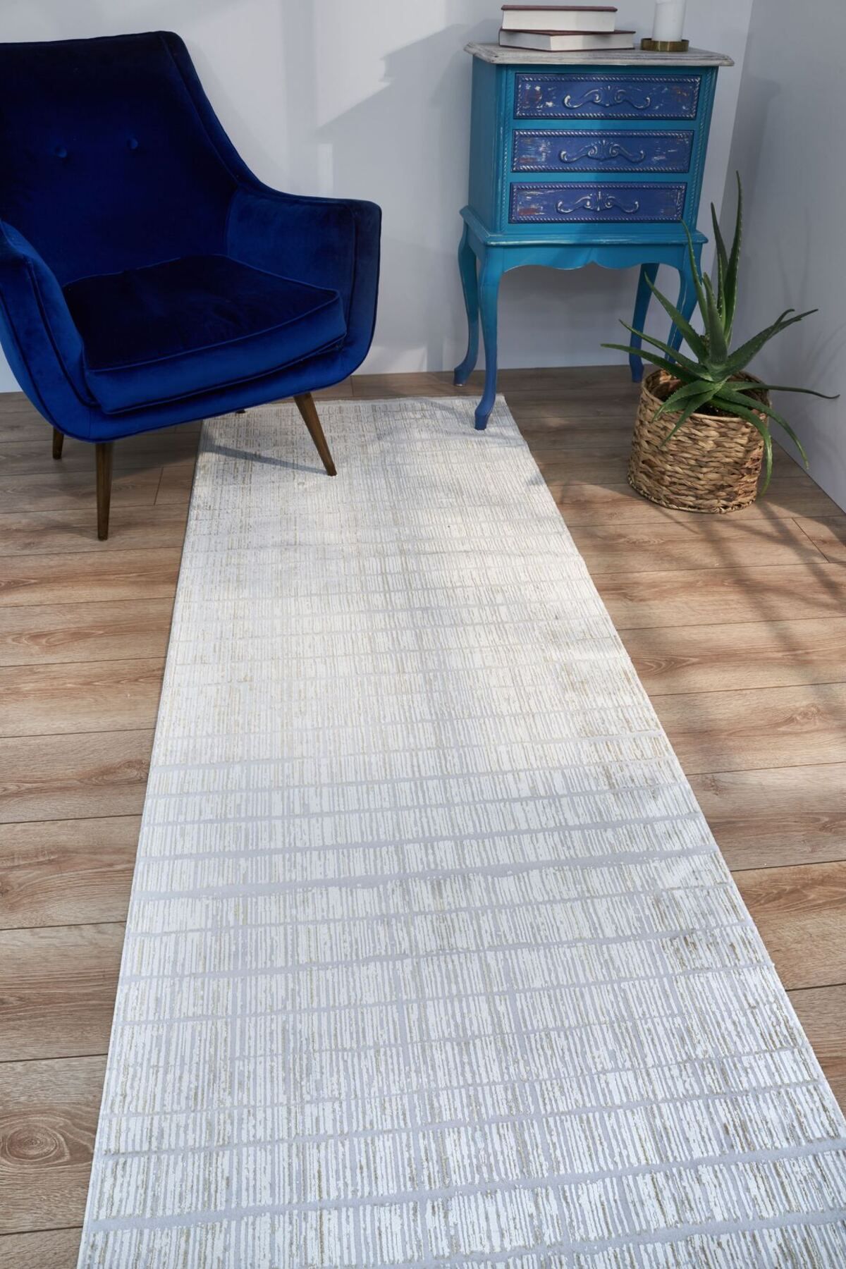 akbel halı & yatak exclusive home design Riena 1152 Krem - Akrilik Polyester Halı | Kaymaz Tabanlı Dekoratif Halı