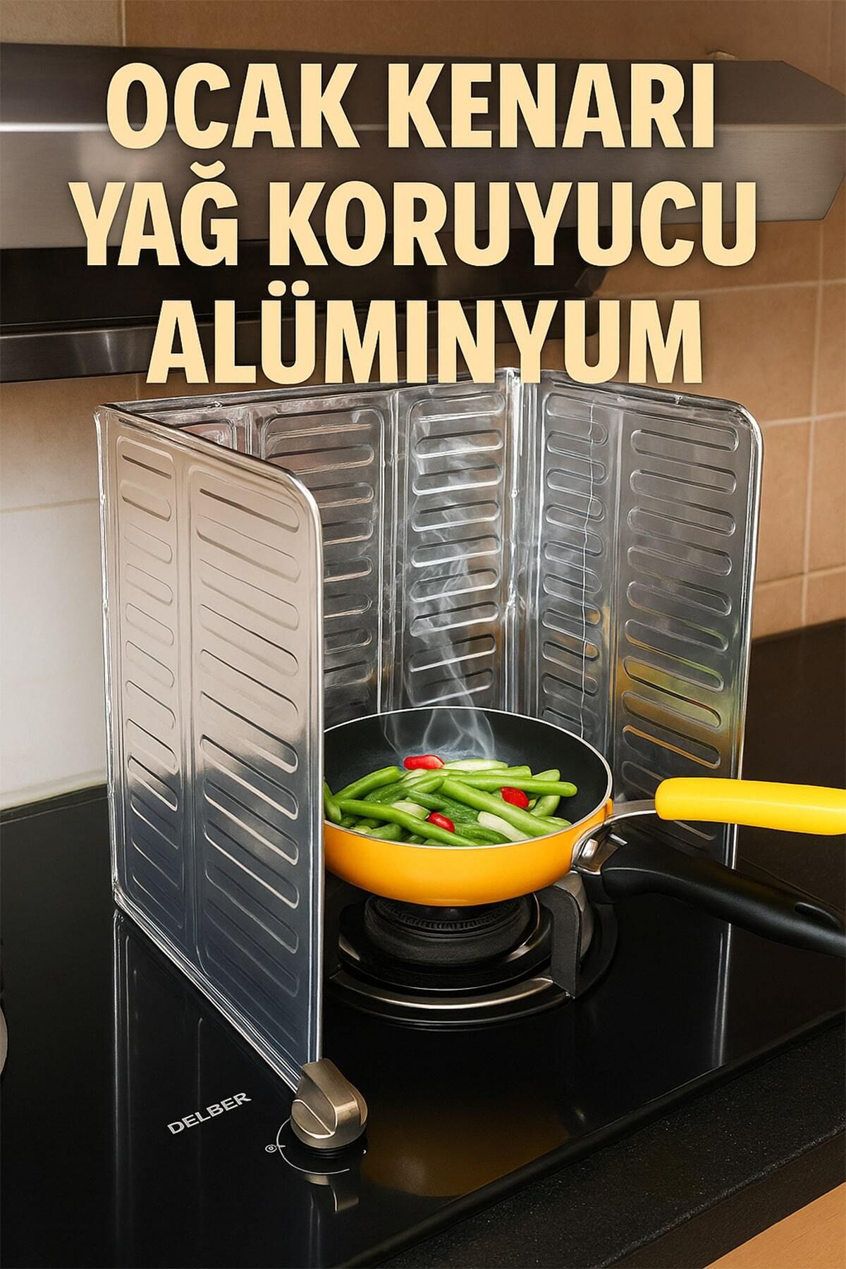 CMT 🍳OCAK KENARI YAĞ KORUYUCU ALÜMİNYUM