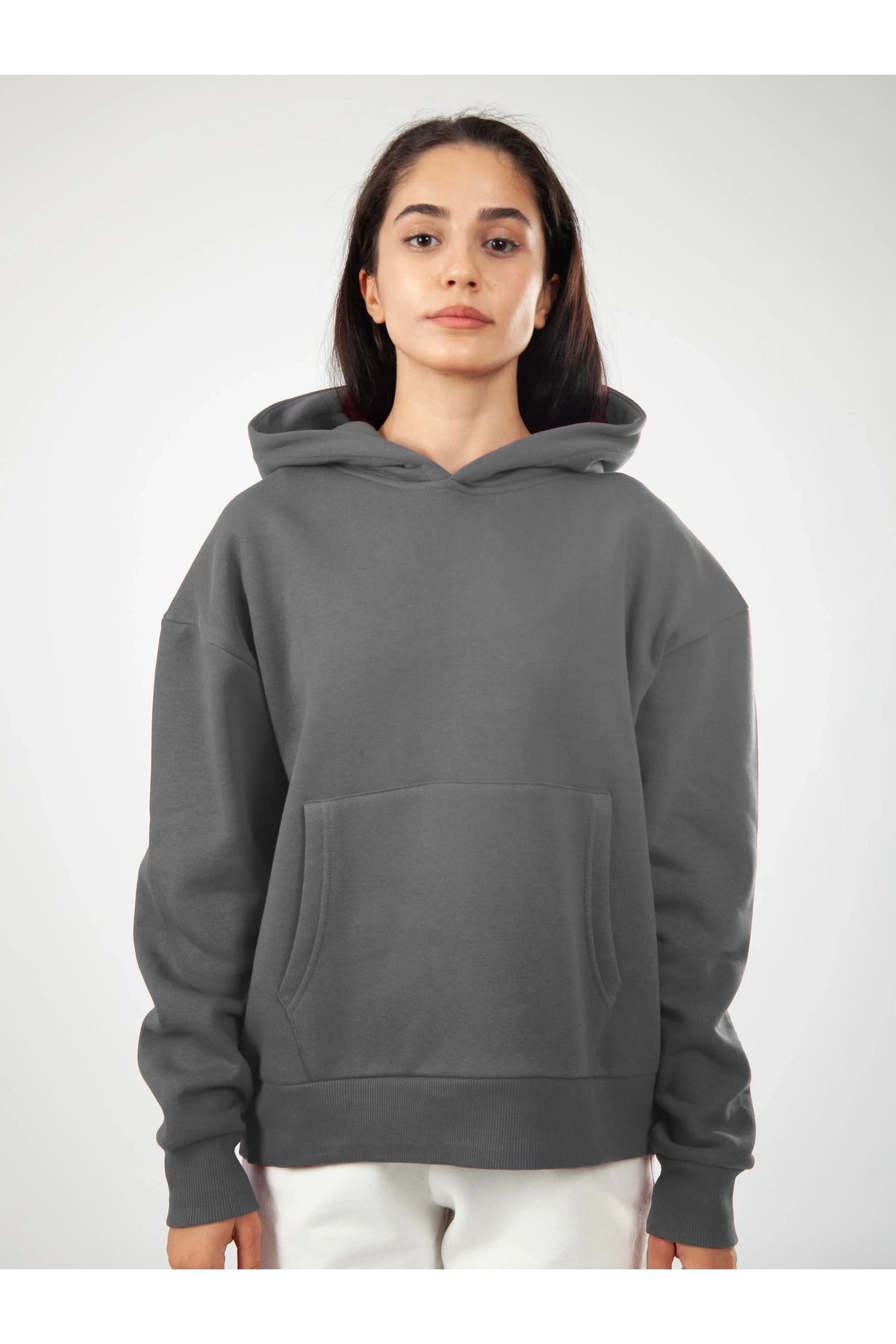 YAKAMEL Oversize Hoodie Okul Sweatshirt