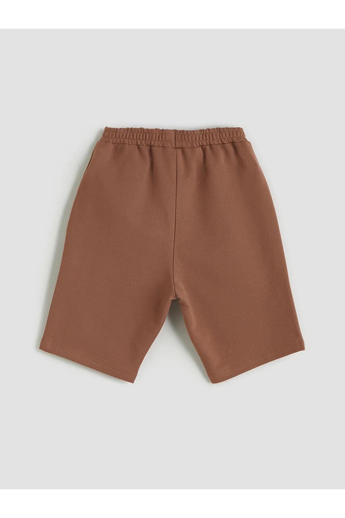 LC Waikiki-LCW Kids Dinosaur printed αγόρια μπλουζάκια και σορτς 2 τμχ (S5) 5