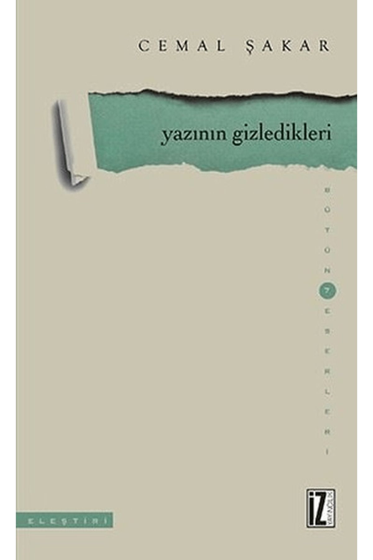 İz Yayıncılık Yazının Gizledikleri