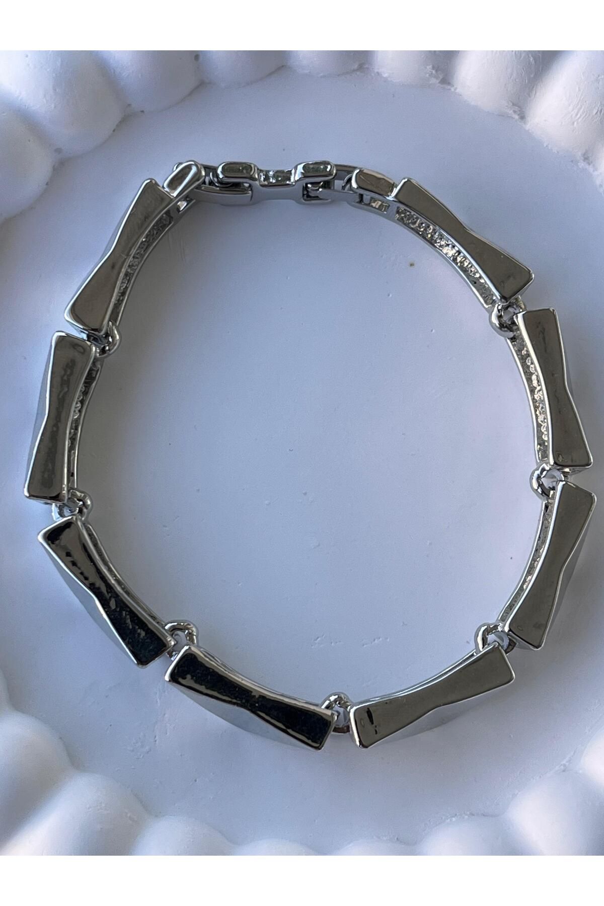 Steel Fashion İstanbul Parlak Premium Bileklik Silver