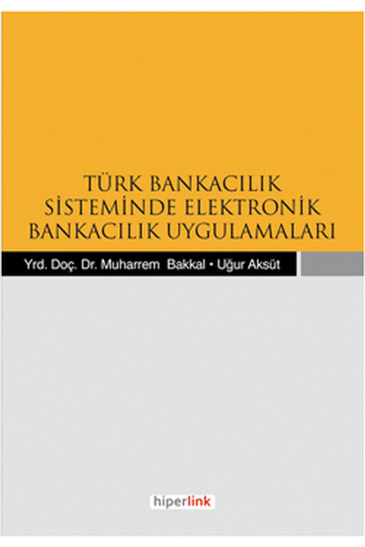 Hiperlink Yayınları Türk Bankacılık Sisteminde Elektronik Bankacılık Uygulamaları