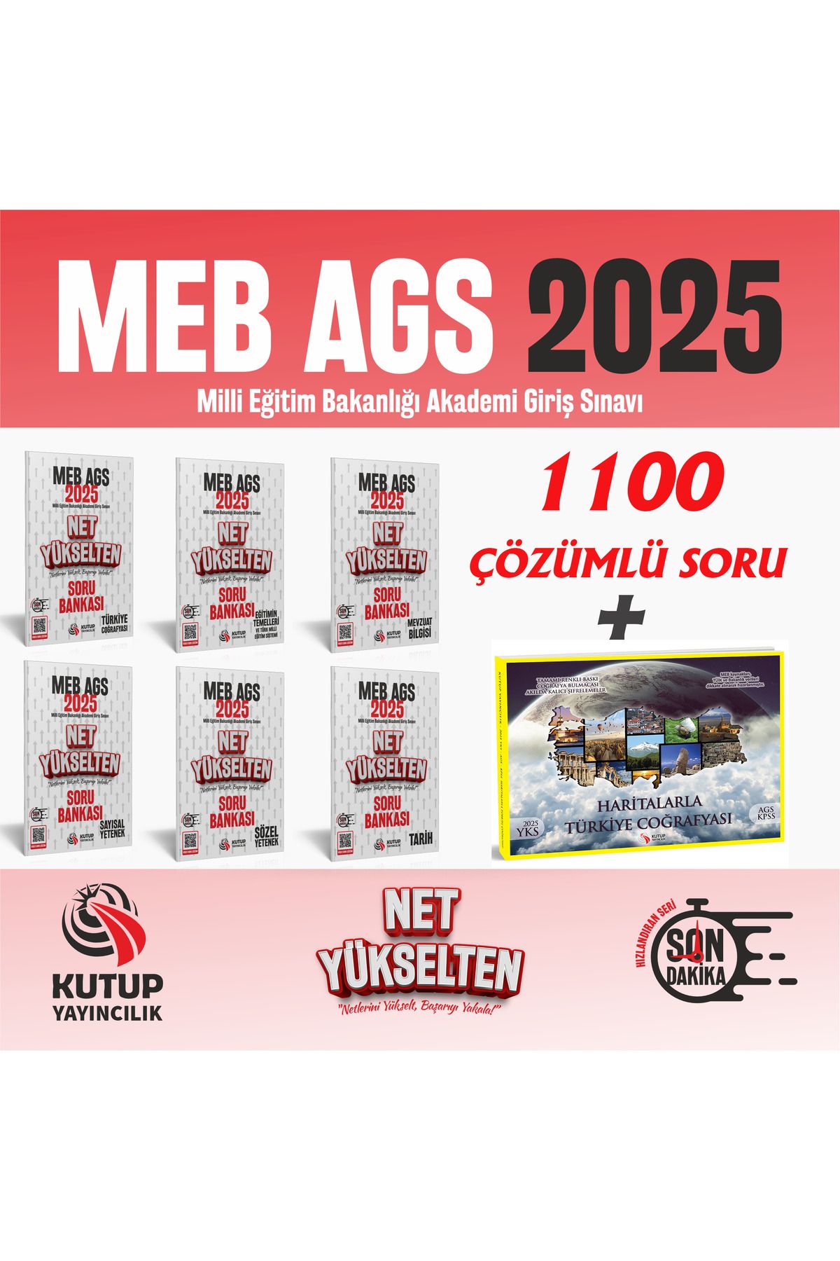 Kutup Yayıncılık 2025 MEB-AGS TÜM DERSLER SORU SETİ