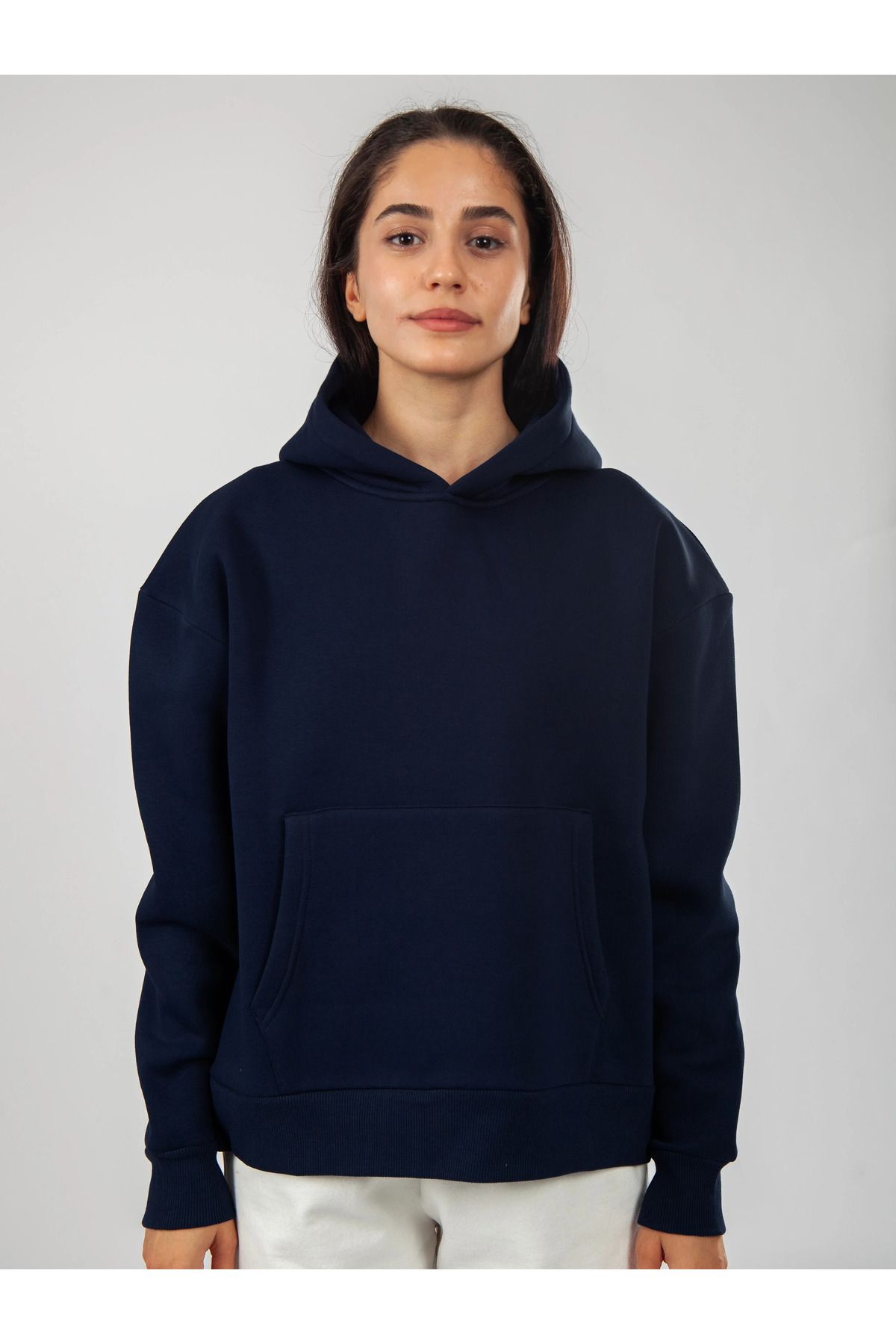 YAKAMEL Oversize Hoodie Okul Sweatshirt