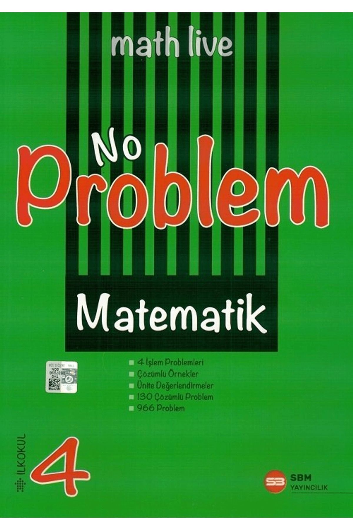 Sbm Yayıncılık 4. Sınıf Matematik Math Live No Problem Soru Bankası