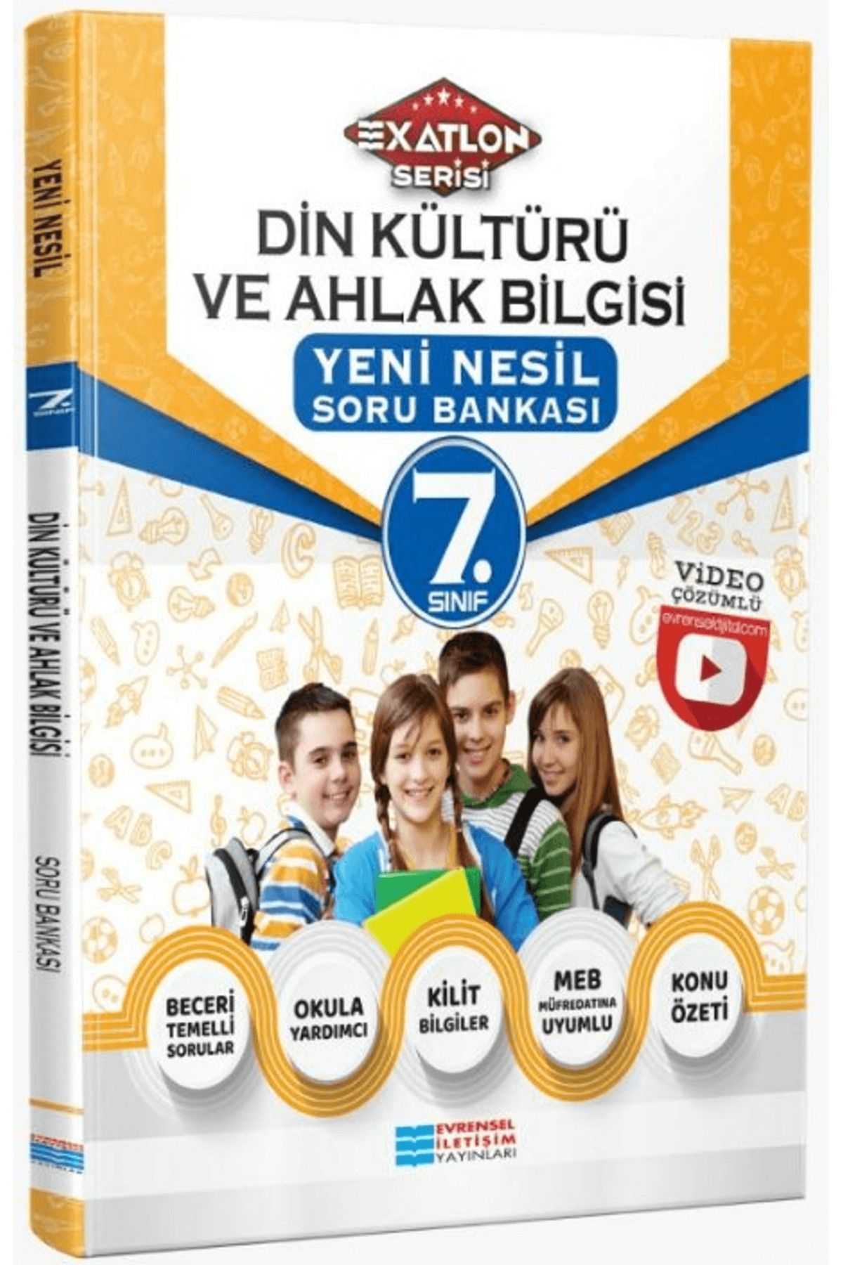 Evrensel İletişim Yayınları 7. Sınıf Exatlon Serisi Din Kültürü ve Ahlak Bilgisi Yeni Nesil Soru Bankası