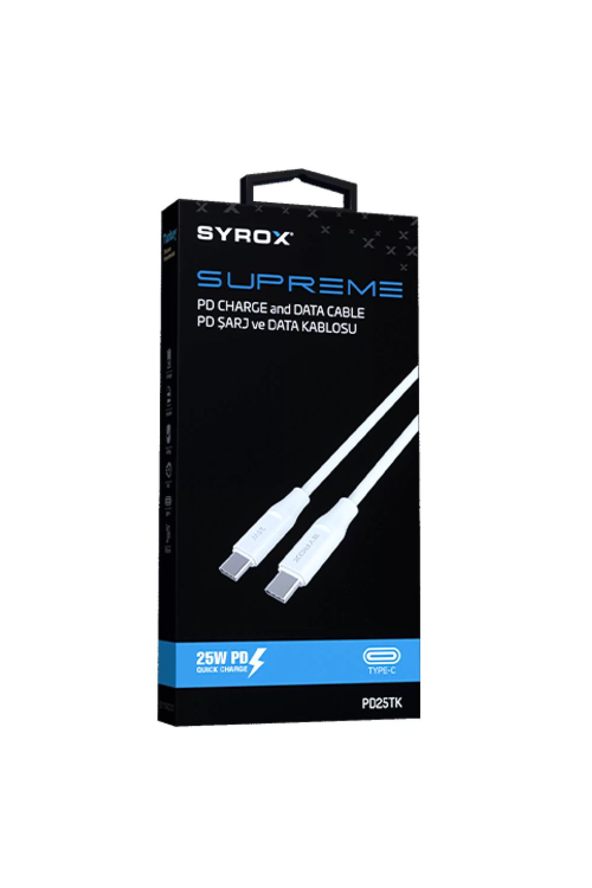 Dorasan Syrox PD25TK 25W Type-C PD Şarj Kablosu