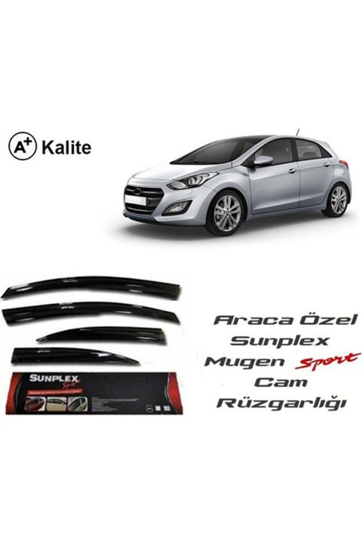 SUNPLEX Hyundai i30 cam rüzgarlığı 2013+ mugen tip sunplex