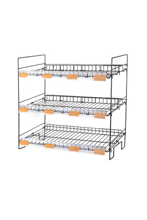 relaxstand 50x25 3 Katlı Tel Stand - Ürün Teşhir Standı ve Raf Organizeri | M...