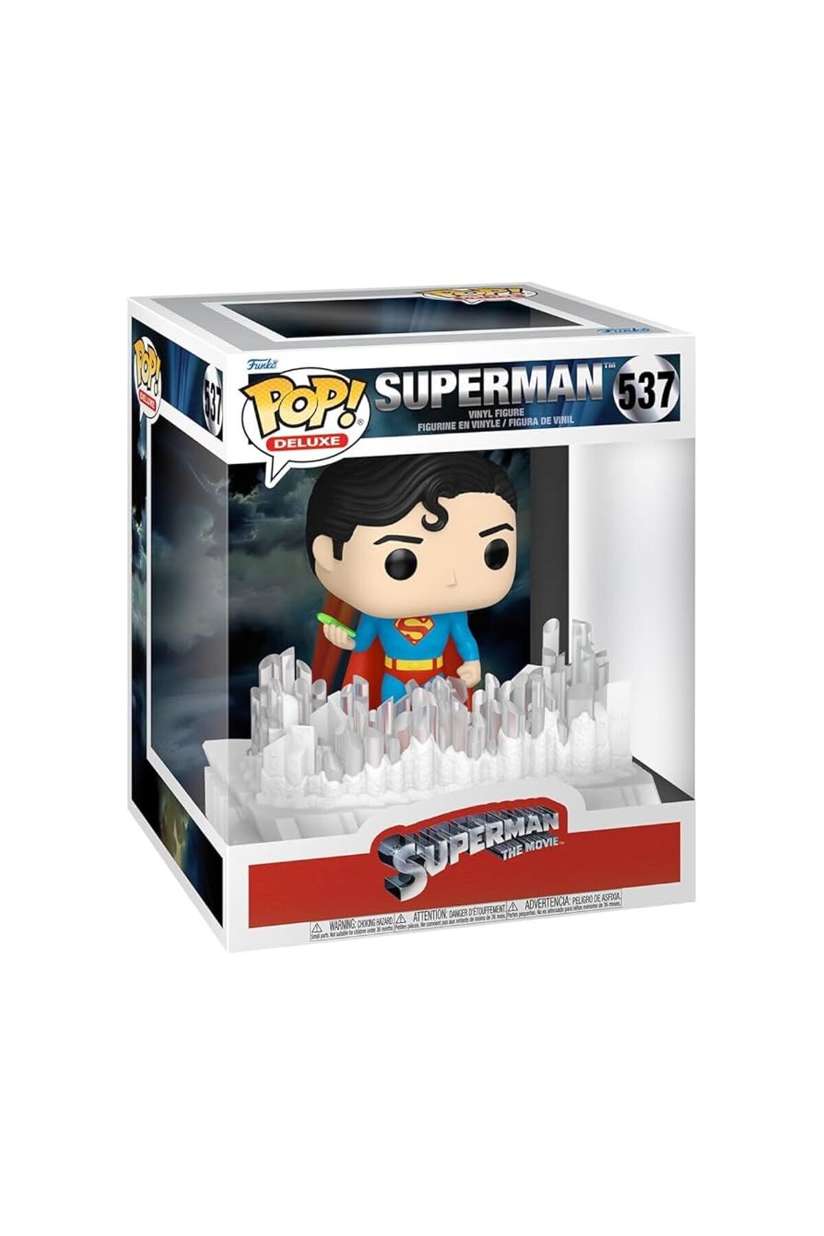 Funko Pop Deluxe Superman The Movie 1978 Superman Superman Fortress Of Solitude No:537
