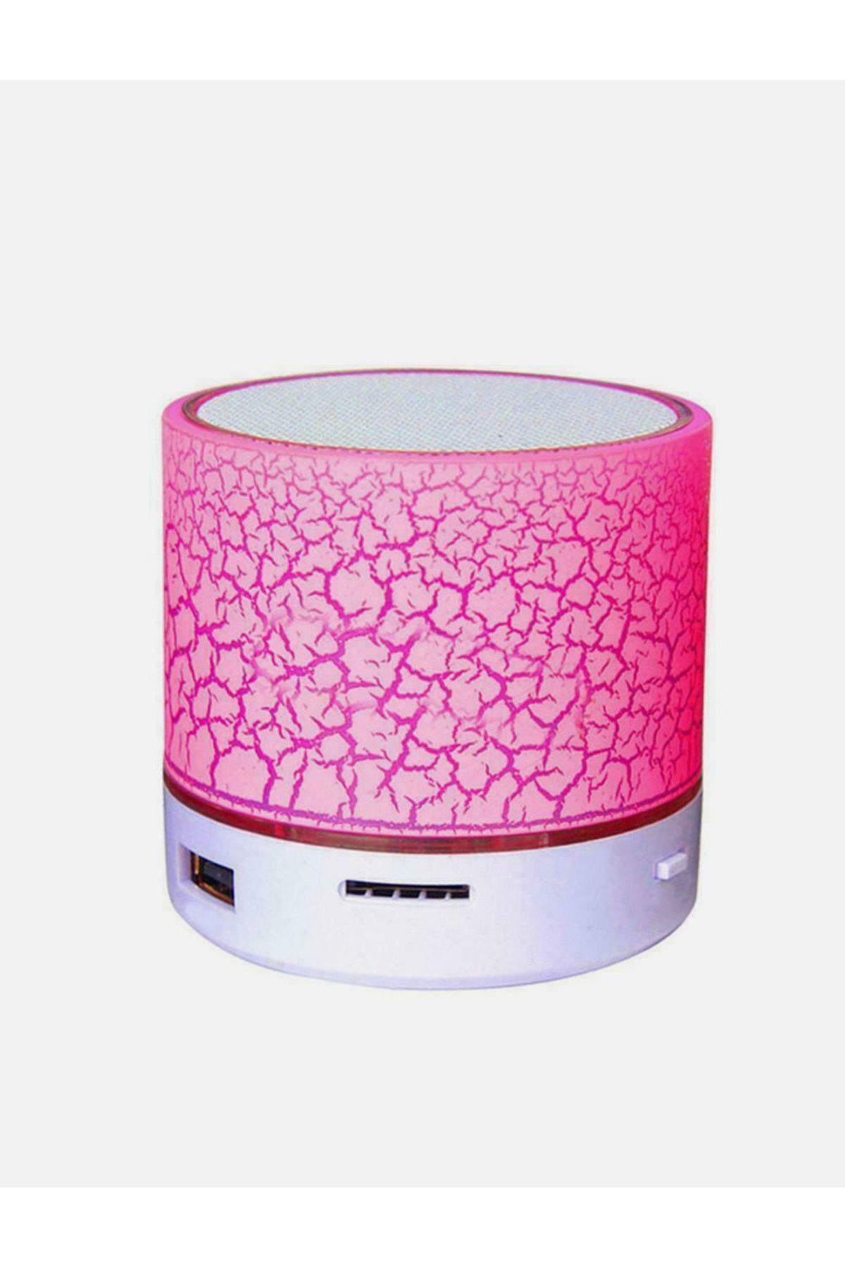 4K Vizyon Mini Kablosuz Hoparlör radyolu Şarjlı 4W Mini Bluetooth Speaker ambiyans ışık Özellikli Ses Bombası