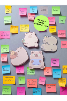 ALLStore Capybara (KAPİBARA) POSTİTYAPIŞKANLI NOT KAĞIDI KARAKTERLİ