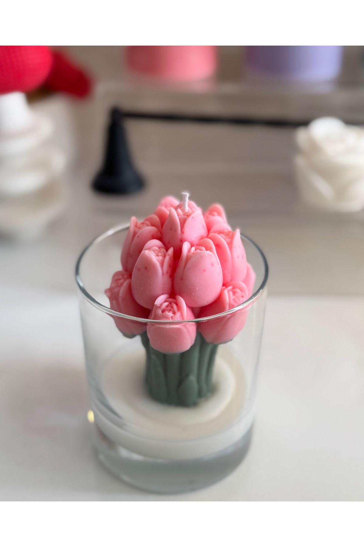 yeyu candles tulip bloom candle (lale mum)