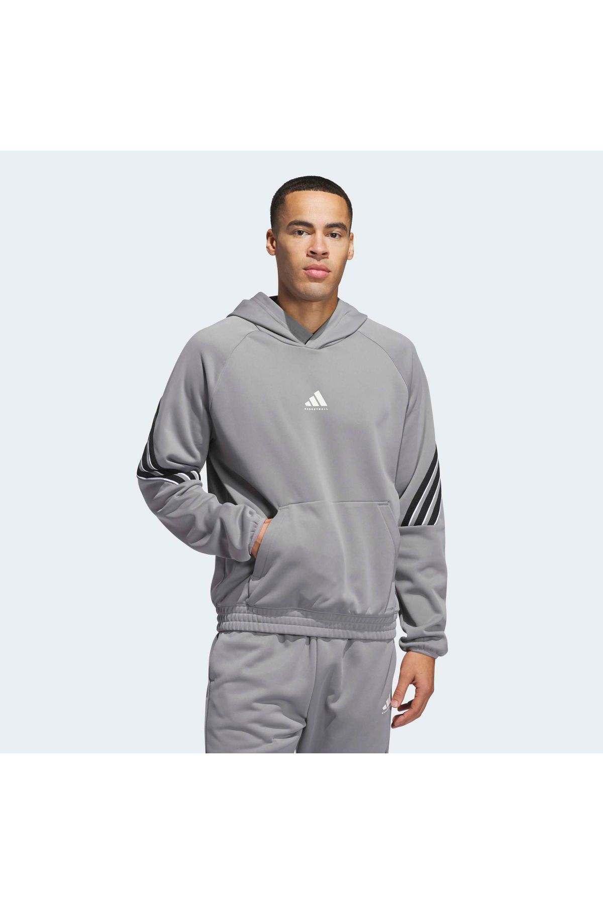 adidas Crazywarm Erkek Gri Sweatshirt (JN2492)