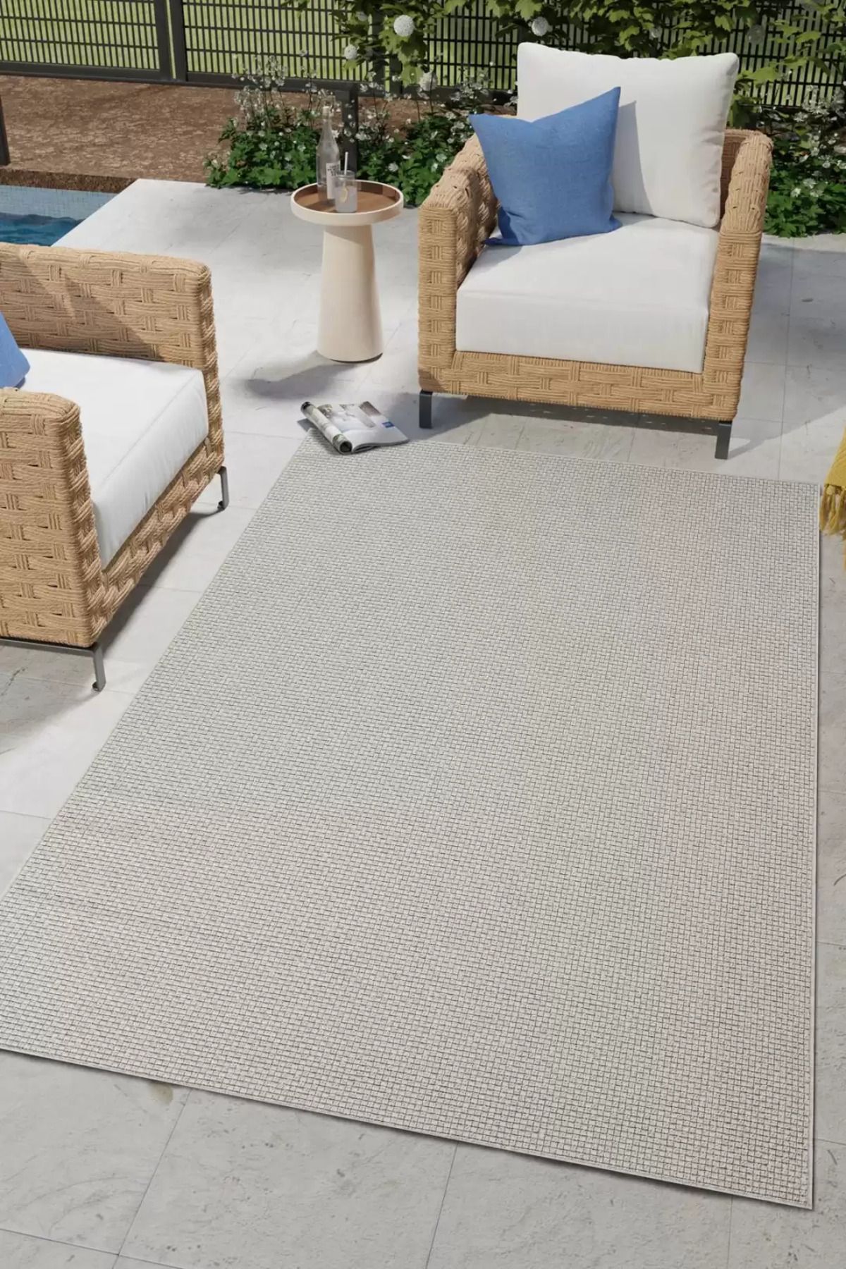 Rozen Home KAYLEE Naturel Sisal Jüt Halı Modern Hasır Kilim Oturma Odası Salon Mutfak Balkon Yolluk Halısı