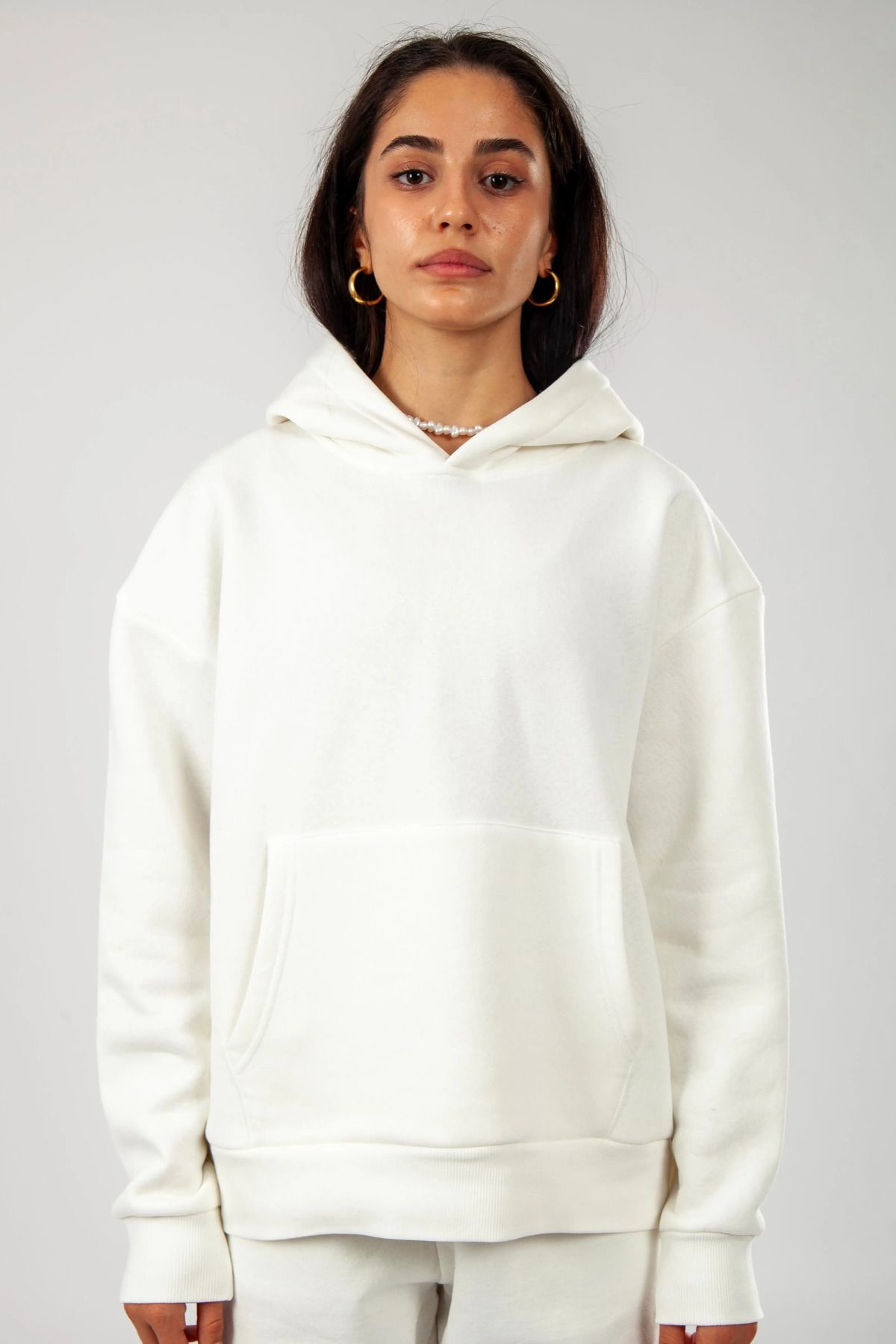 YAKAMEL Oversize Hoodie Okul Sweatshirt
