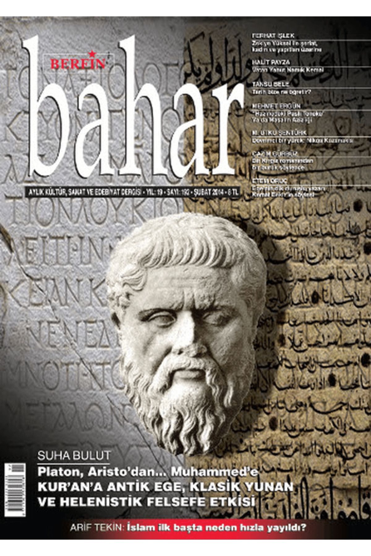 Berfin Bahar Dergisi Berfin Bahar Aylık Kültür, Sanat ve Edebiyat Dergisi Sayı: 192