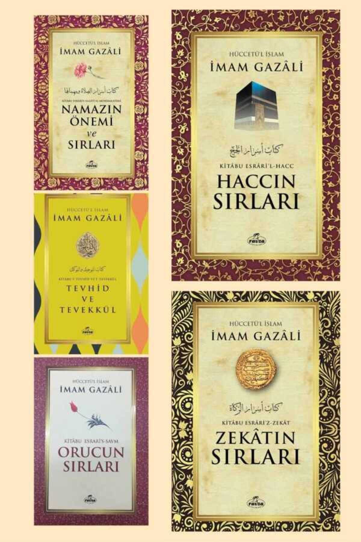Ravza Yayınları Namaz Zekat Hac Oruç Tevhid Imam Gazali 5’li Set