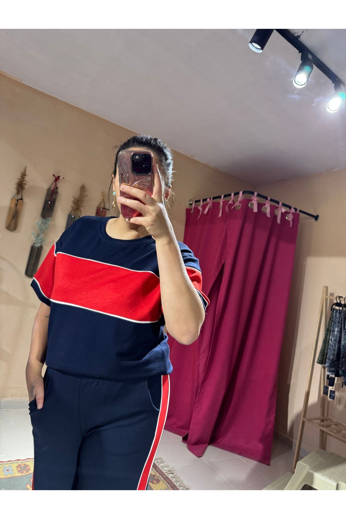 özgürmoda GARNİLİ ARA BİYELİ YANI ŞERİTLİ MODAL KUMAŞ ALT ÜST TAKIM